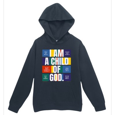 Bible Affirmations I'm a child of God Christian Faith  Urban Pullover Hoodie