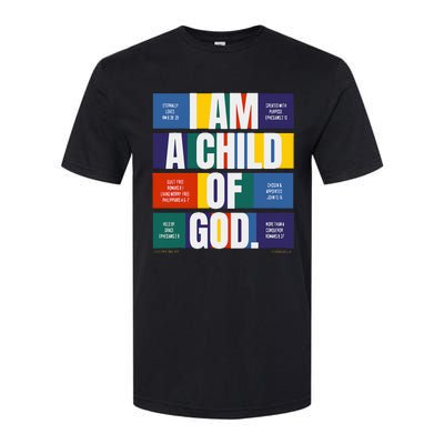 Bible Affirmations I'm a child of God Christian Faith  Softstyle CVC T-Shirt