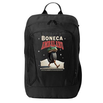Boneca Ambalabu Italian Brainrot Meme Frog With Feet Bootleg City Backpack
