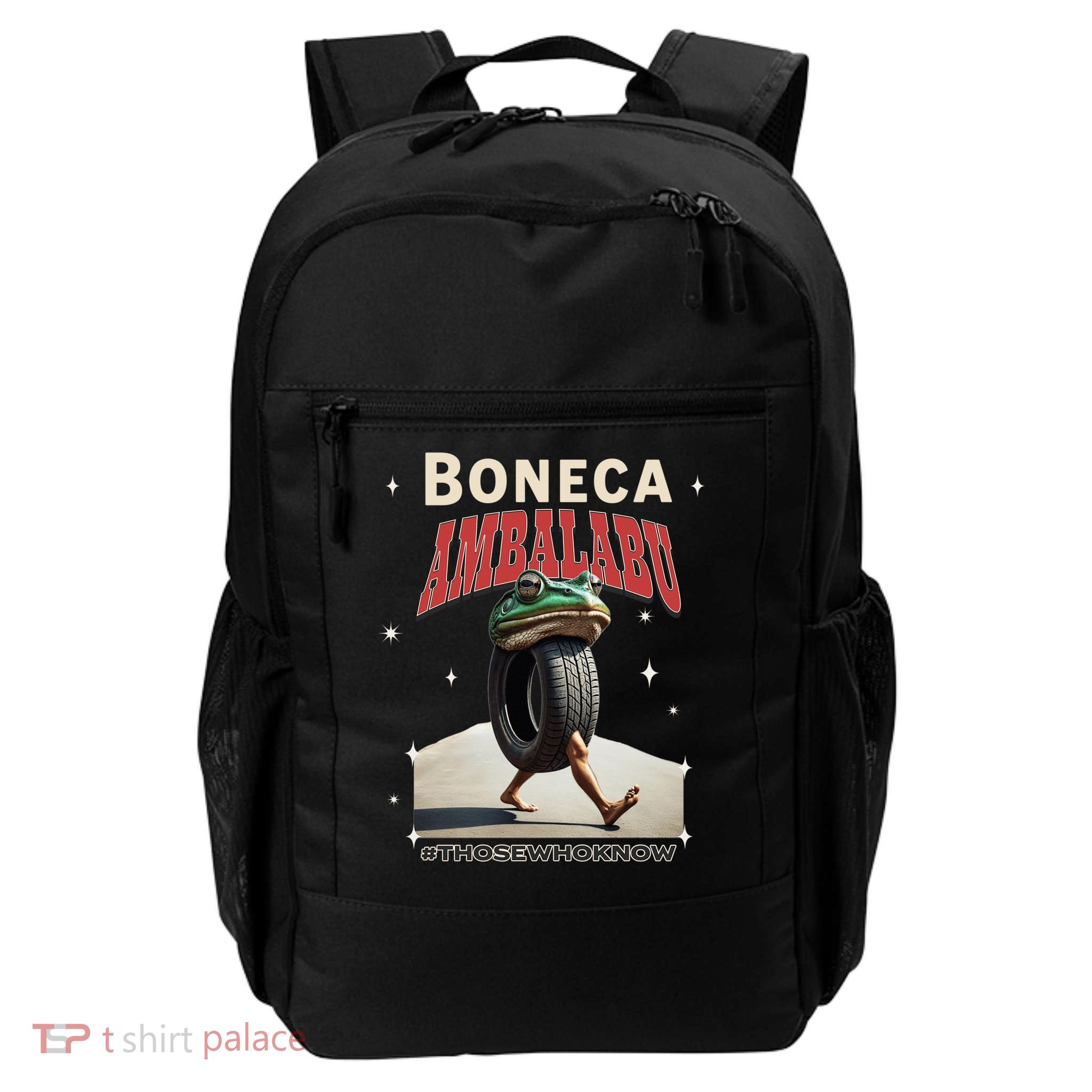 Boneca Ambalabu Italian Brainrot Meme Frog With Feet Bootleg Backpack