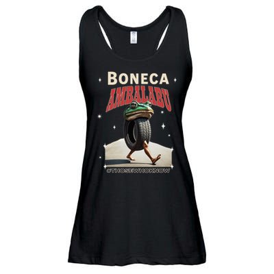 Boneca Ambalabu Italian Brainrot Meme Frog With Feet Bootleg Ladies Essential Flowy Tank