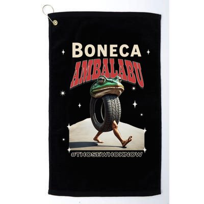Boneca Ambalabu Italian Brainrot Meme Frog With Feet Bootleg Golf Towel