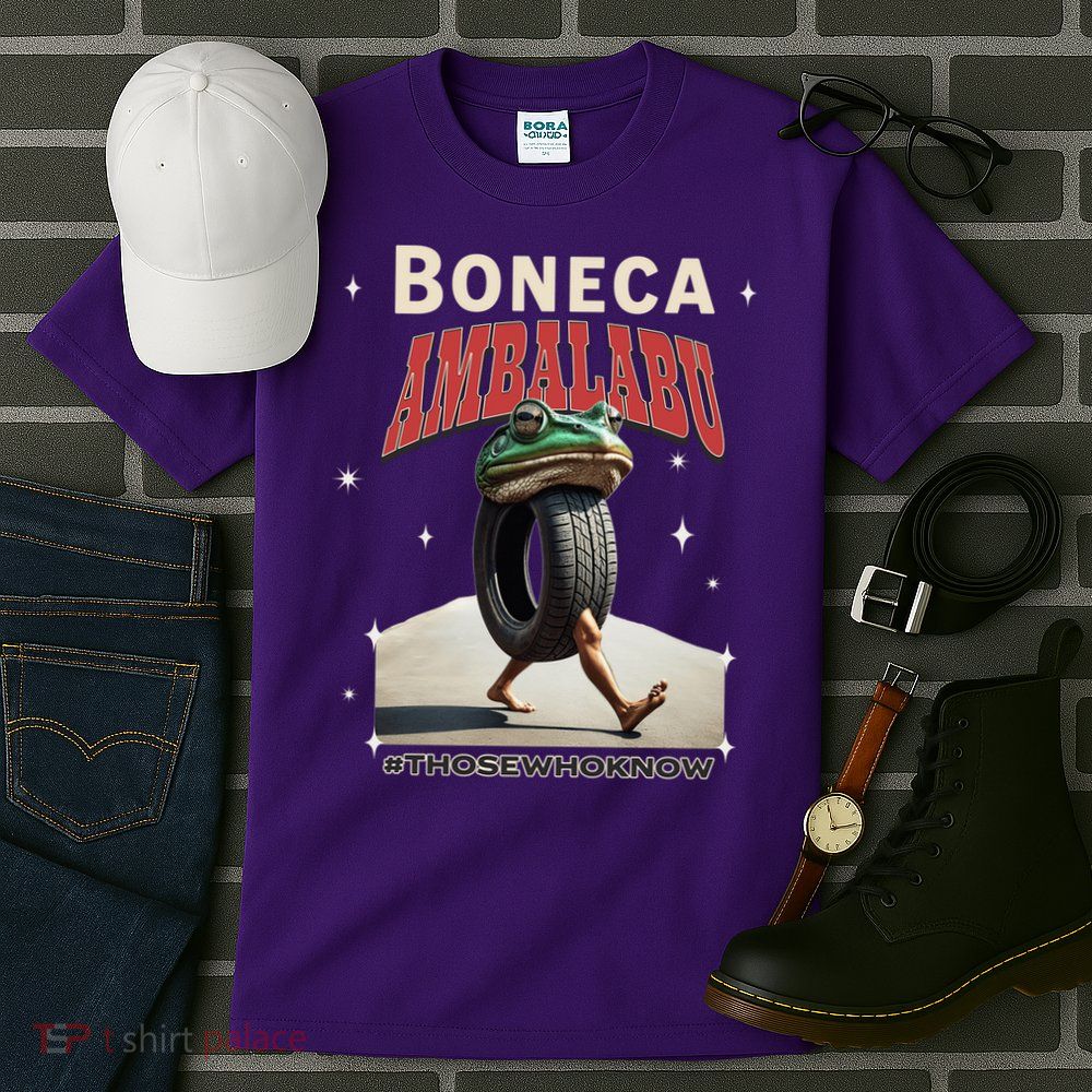 Boneca Ambalabu Italian Brainrot Meme Frog With Feet Bootleg Tall T-Shirt