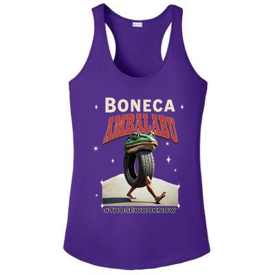 Boneca Ambalabu Italian Brainrot Meme Frog With Feet Bootleg Ladies PosiCharge Competitor Racerback Tank