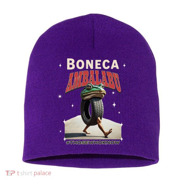 Boneca Ambalabu Italian Brainrot Meme Frog With Feet Bootleg Short Acrylic Beanie