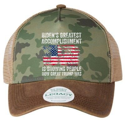 Biden Accomplishment Is Showing People Legacy Tie Dye Trucker Hat