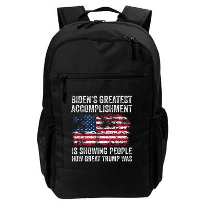 Biden Accomplishment Is Showing People Backpack