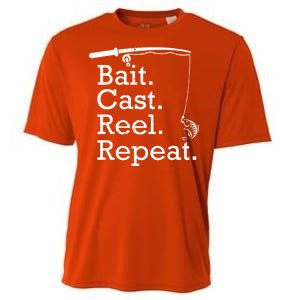 Bait Cast Reek Repeat Cooling Performance Crew T-Shirt