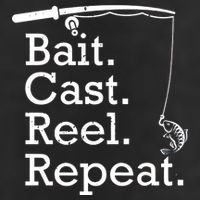 Bait Cast Reek Repeat Cool Comfort Performance Bucket Hat