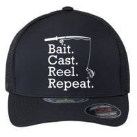 Bait Cast Reek Repeat Flexfit Unipanel Trucker Cap