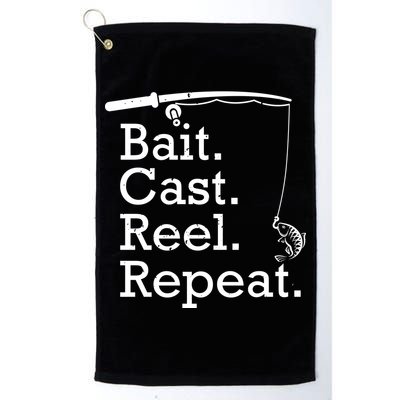 Bait Cast Reek Repeat Golf Towel