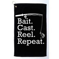 Bait Cast Reek Repeat Golf Towel