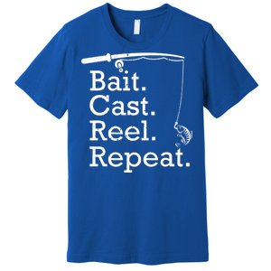 Bait Cast Reek Repeat Premium T-Shirt