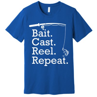 Bait Cast Reek Repeat Premium T-Shirt