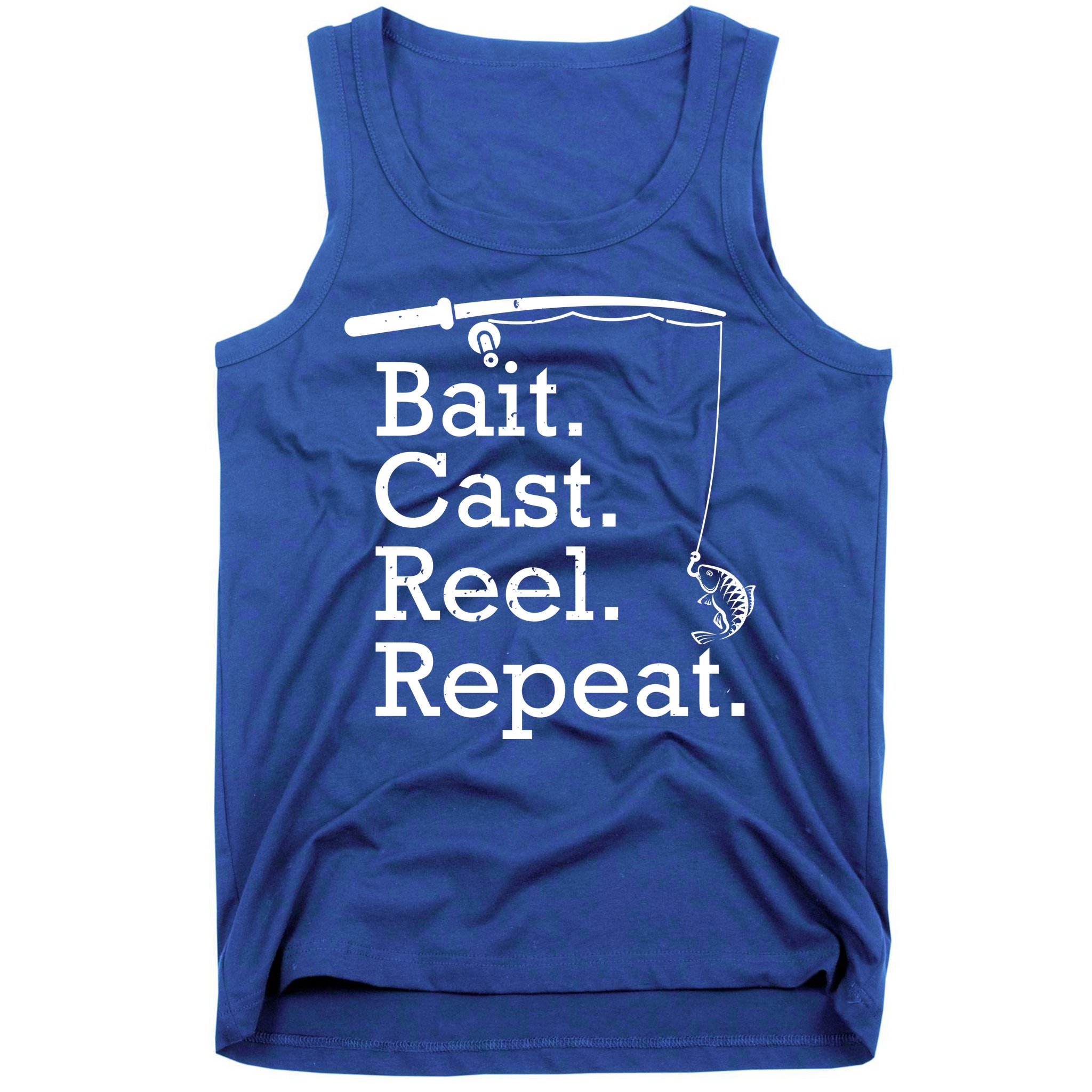 Bait Cast Reek Repeat Tank Top