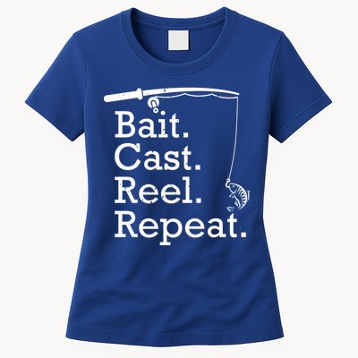 Bait Cast Reek Repeat Womens T-Shirt
