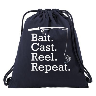 Bait Cast Reek Repeat Drawstring Bag