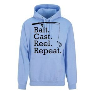 Bait Cast Reek Repeat Unisex Surf Hoodie