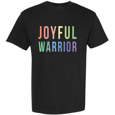 Be A Joyful Warrior For Kamala Harris Tim Walz 2024 Garment-Dyed Heavyweight T-Shirt