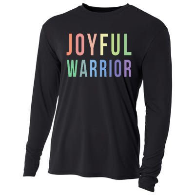 Be A Joyful Warrior For Kamala Harris Tim Walz 2024 Cooling Performance Long Sleeve Crew