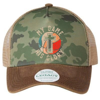 Basketball And Jesus Christ Christian Believer Hooper Legacy Tie Dye Trucker Hat