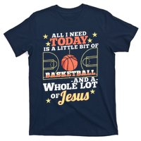 Basketball And Jesus - Funny Christian Basketballer T-Shirt