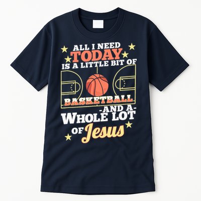 Basketball And Jesus - Funny Christian Basketballer Tall T-Shirt