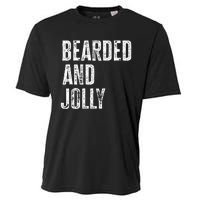 Bearded And Jolly Santa Christmas Gift Cooling Performance Crew T-Shirt