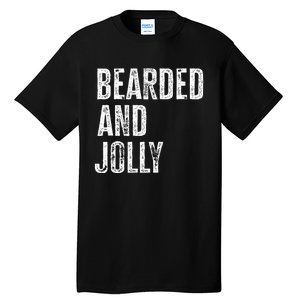 Bearded And Jolly Santa Christmas Gift Tall T-Shirt