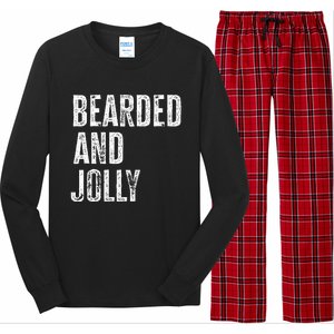 Bearded And Jolly Santa Christmas Gift Long Sleeve Pajama Set