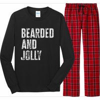 Bearded And Jolly Santa Christmas Gift Long Sleeve Pajama Set