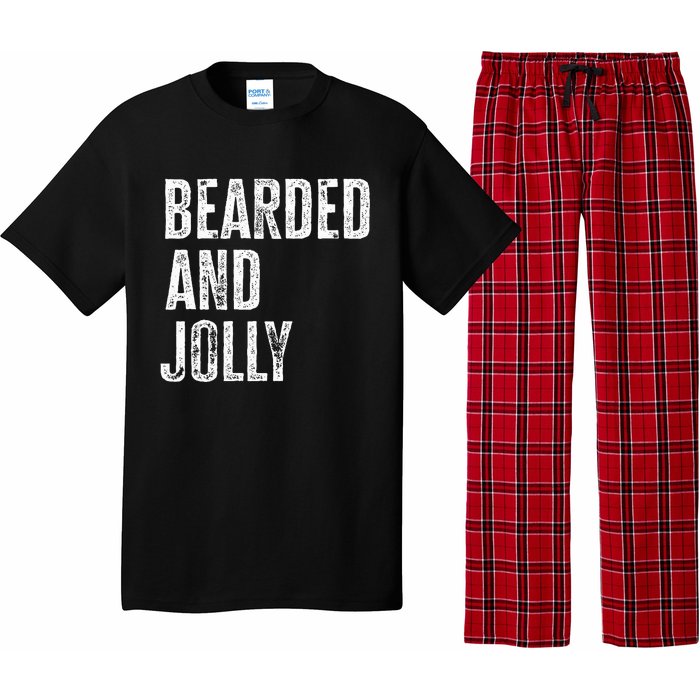 Bearded And Jolly Santa Christmas Gift Pajama Set