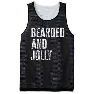 Bearded And Jolly Santa Christmas Gift Mesh Reversible Basketball Jersey Tank