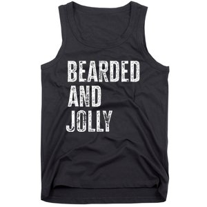 Bearded And Jolly Santa Christmas Gift Tank Top