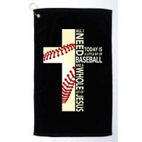 Baseball And Jesus All I Need Today Is A Little Bit Golf Towel