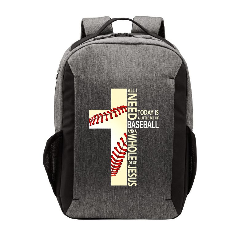 Baseball And Jesus All I Need Today Is A Little Bit Vector Backpack