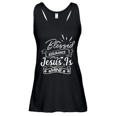 Blessed Assurance Jesus Is Mine Graphic For Women And Ladies Essential Flowy Tank