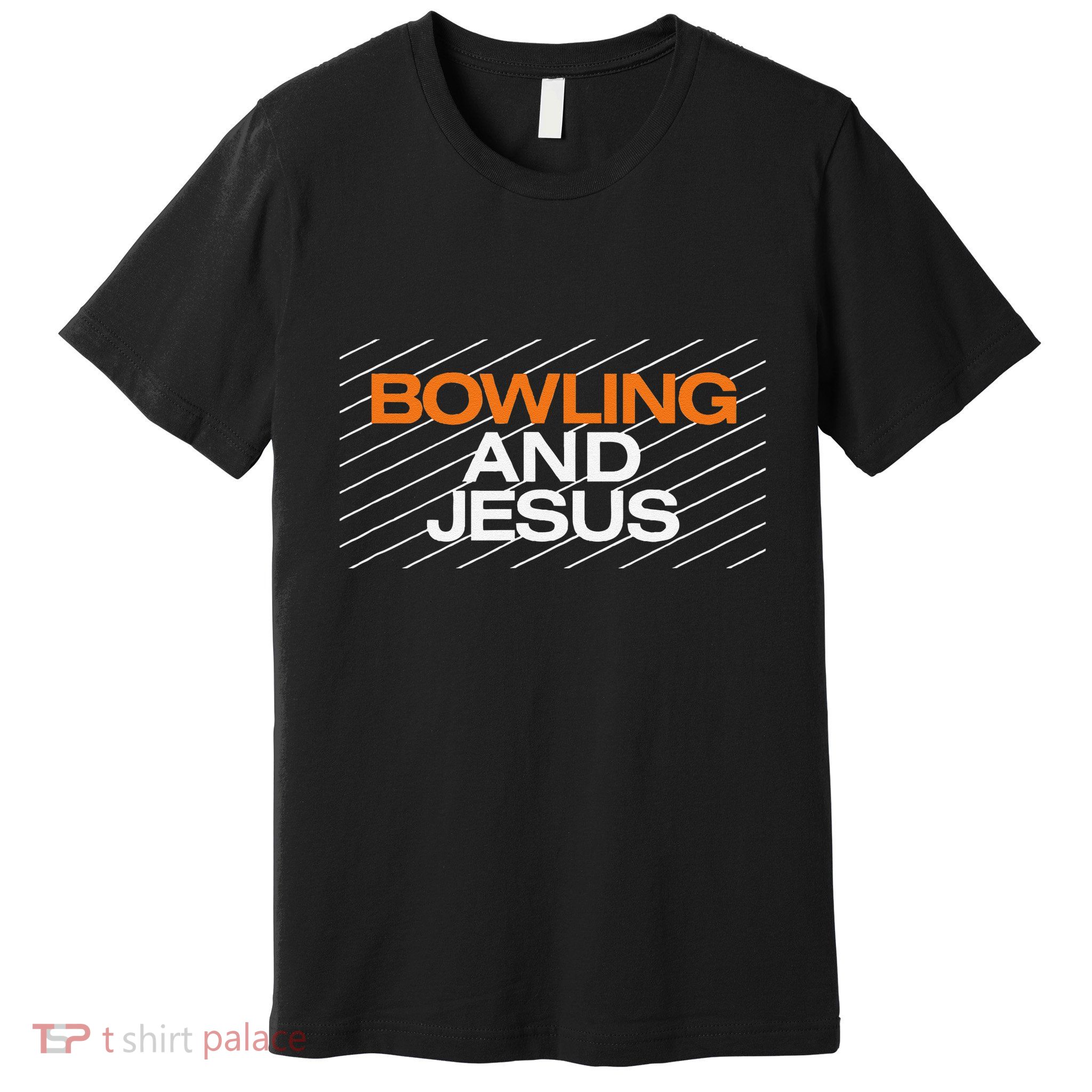 Bowling And Jesus Christian Premium T-Shirt