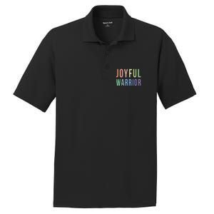 Be A Joyful Warrior For Kamala Harris Tim Walz 2024 PosiCharge RacerMesh Polo