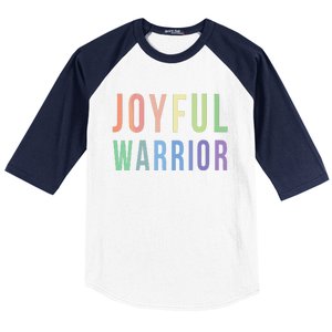 Be A Joyful Warrior For Kamala Harris Tim Walz 2024 Baseball Sleeve Shirt