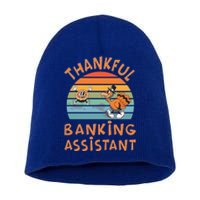 Banking Assistant Job Funny Thanksgiving Gift Short Acrylic Beanie