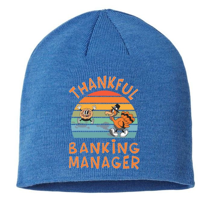 Banking Ager Job Funny Thanksgiving Funny Gift Sustainable Beanie