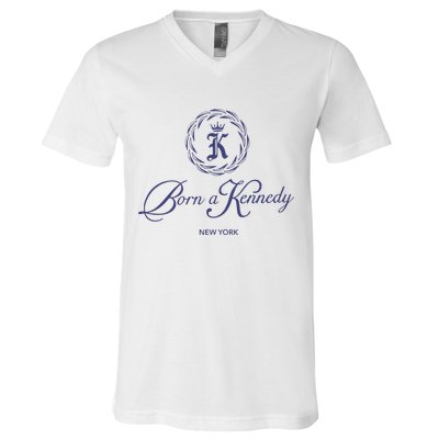 Born A Kennedy New York V-Neck T-Shirt