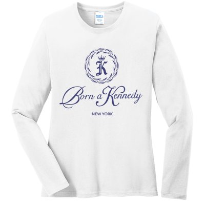 Born A Kennedy New York Ladies Long Sleeve Shirt