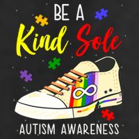 Be A Kind Sole Autism Awareness Puzzle Shoe Adult Drive Performance Visor