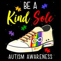 Be A Kind Sole Autism Awareness Puzzle Shoe Drawstring Bag