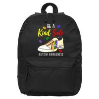 Be A Kind Sole Autism Awareness Puzzle Shoe 16 in Basic Backpack