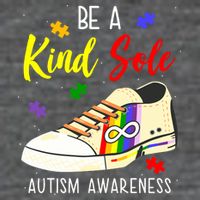 Be A Kind Sole Autism Awareness Puzzle Shoe Flatbill Hat
