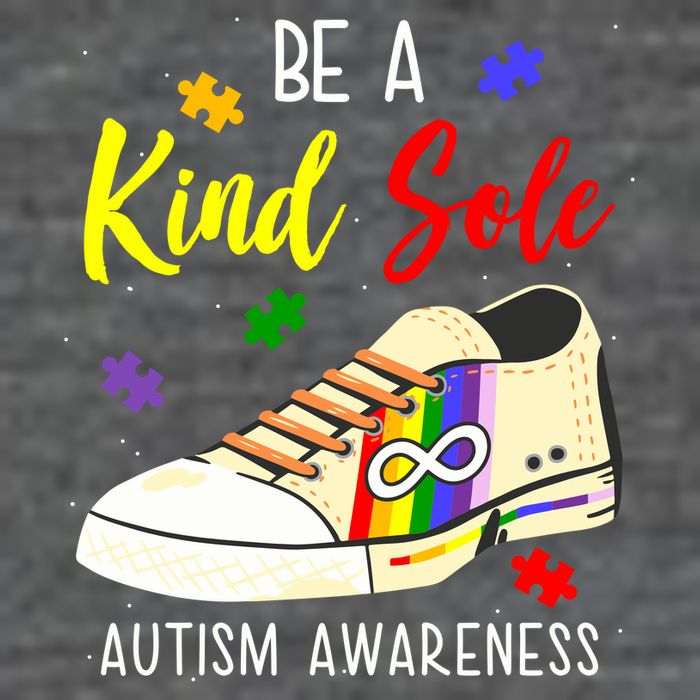 Be A Kind Sole Autism Awareness Puzzle Shoe Flatbill Hat