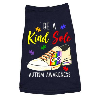 Be A Kind Sole Autism Awareness Puzzle Shoe Doggie Tank